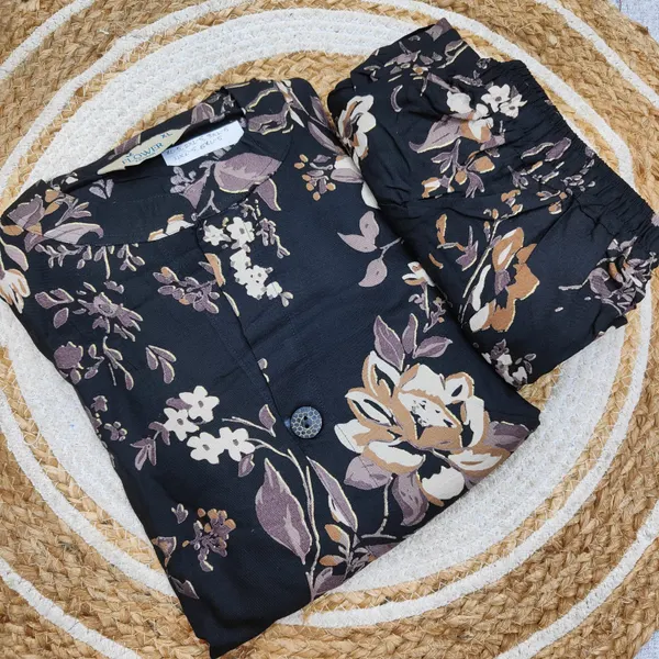 Premium 1st Quality Soft Rayon CO-Ord Set (Aline Top Plazzo Bottom) | TS2930